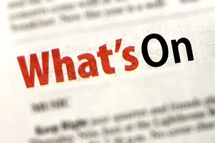 What’s On, Aug. 26